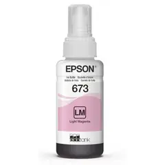 EPSON - TINTA LIGHT MAGENTA ORIGINAL T673 L1800 L805 L850 L810 L800