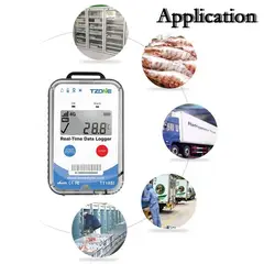 GENERICO - Datalogger Registrador Temperatura y HR Incluye Cert. de Calibración de Fabrica
