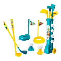 GENERICO - Set de mini golf infantil interactivo con accesorios coloridos
