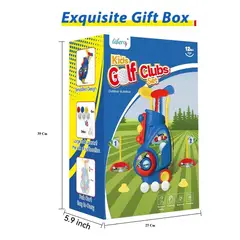 GENERICO - Set de golf infantil con mini carrito y accesorios de juego