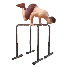 GENERICO - Barras paralelas ajustables para calistenia entre 78 y 90 cm