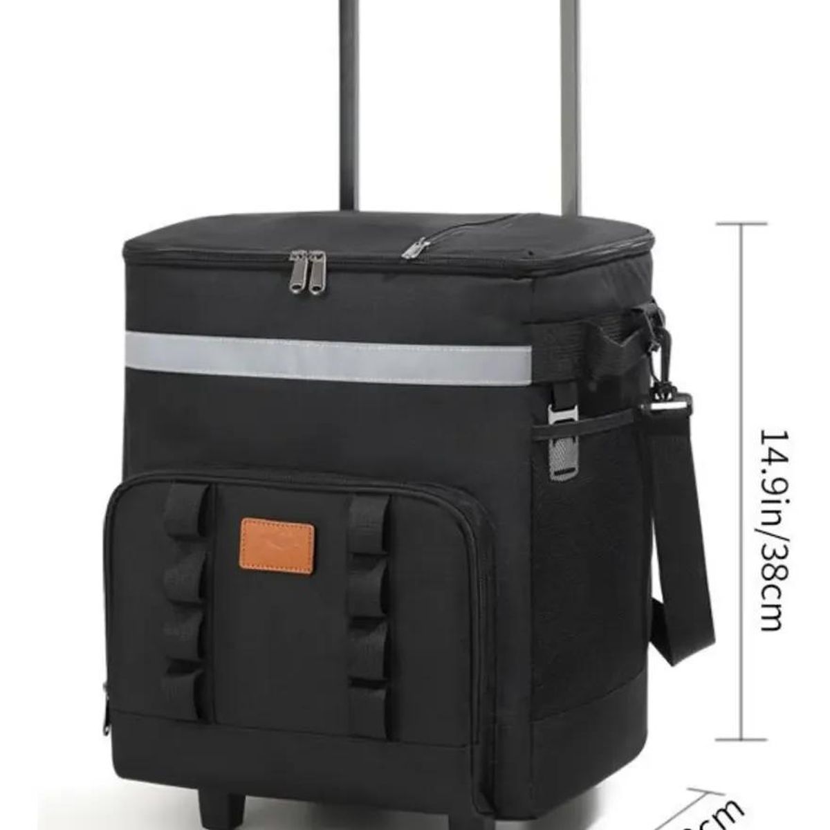 GENERICO - Bolso térmico portátil con ruedas ideal para picnic y transporte