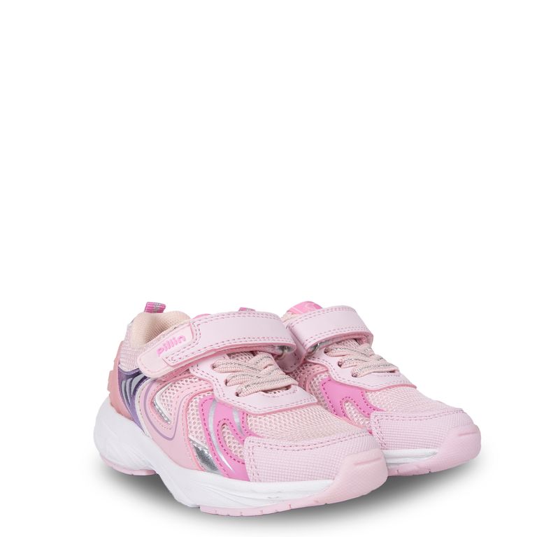 Zapatilla Bebé Niña Suela Chunky con Velcro Rosado