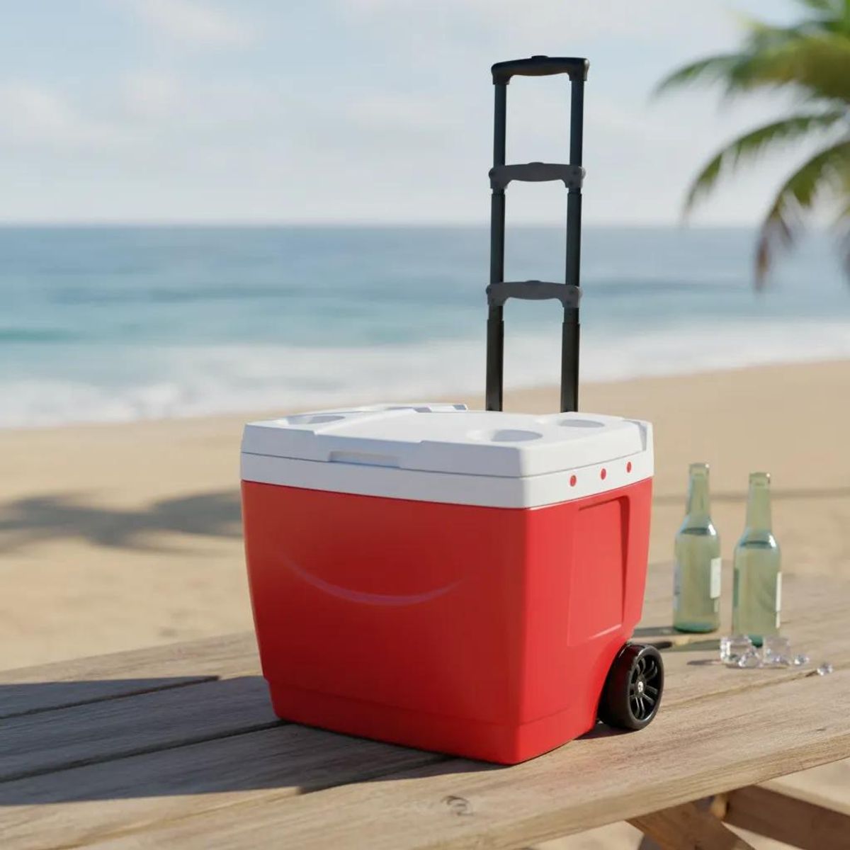 GENERICO - Cooler portátil con capacidad de 18 litros para mantener bebidas frías