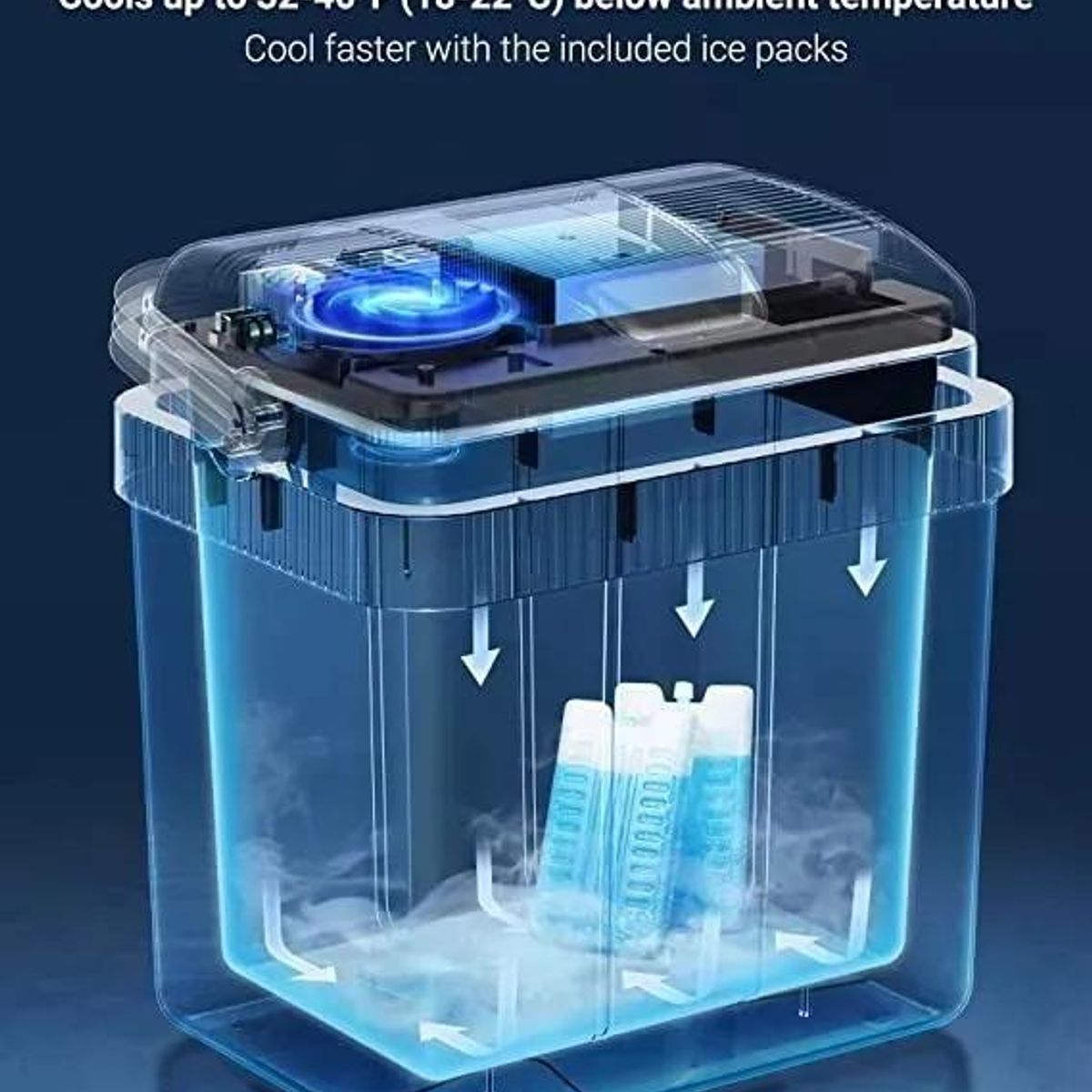 GENERICO - Refrigerador portátil termoeléctrico para coche 12V con capacidad 2 litros