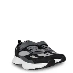 PILLIN - Zapatilla Niño Deportiva Velcro Ajustable Gris