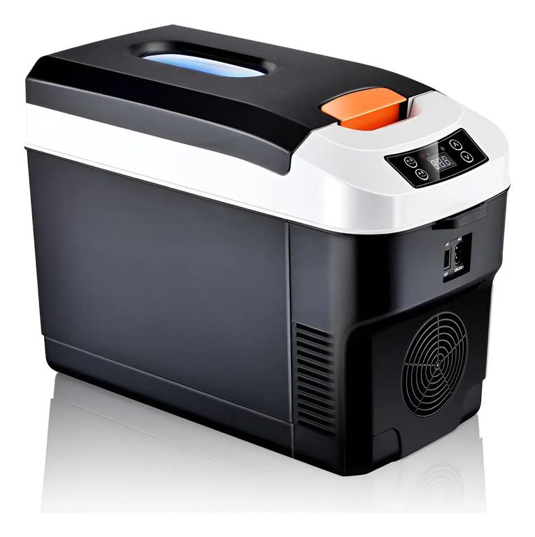 GENERICO Refrigerador portátil para auto con capacidad de 22 litros y control de enfriado