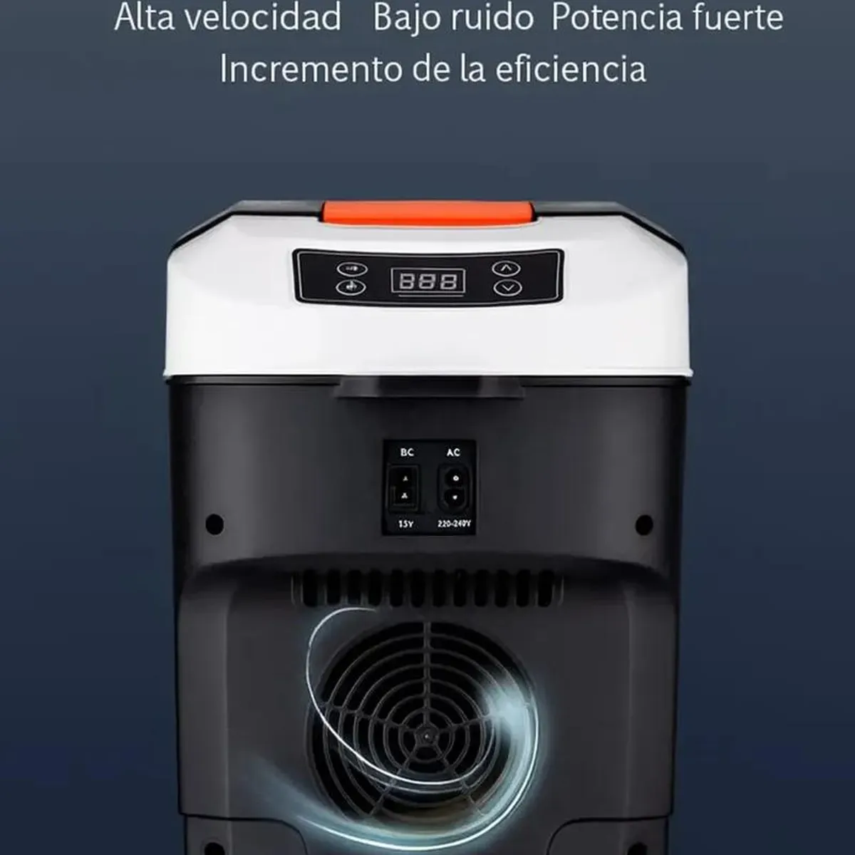 GENERICO - Refrigerador portátil para auto con capacidad de 22 litros y control de enfriado