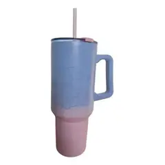 GENERICO - Mug térmico con bombilla capacidad 1180ml diseño Stitch