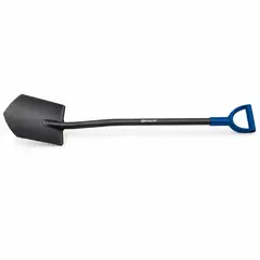 TERRATOOLS - Pala Punta De Huevo Acero Carbono Mango tipo D