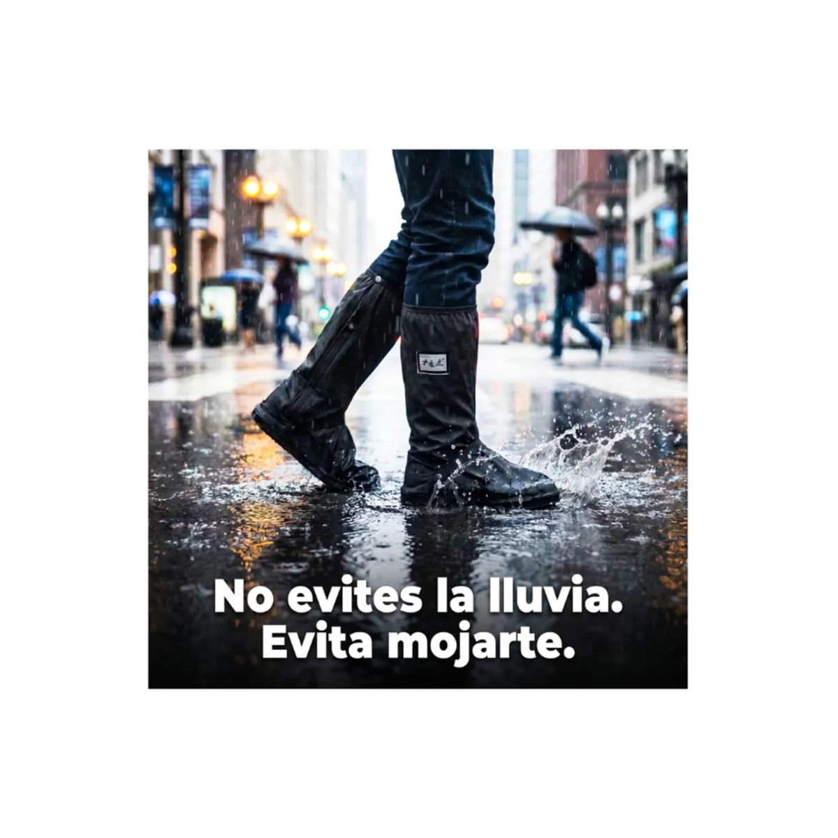 Cubre Calzado Impermeable Reutilizable talla M, marca MOVI - Foto Principal