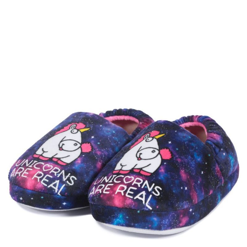 MINIONS - Pantufla Niña Unicornio Azul Minions