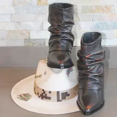 ANNY OUTFITS - Bota Ember Café Degradé - Cuero