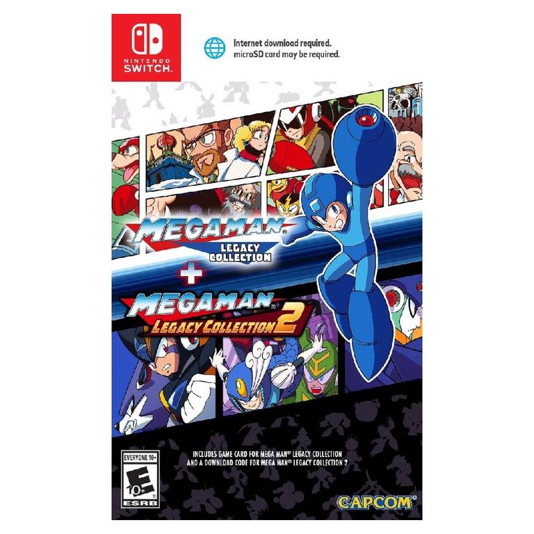 NINTENDO Mega Man Legacy Collection 1 + 2 - Juego Físico Switch