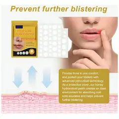 GENERICO - Parches Para El Herpes Labial Parches De Miel E Hidrocoloide