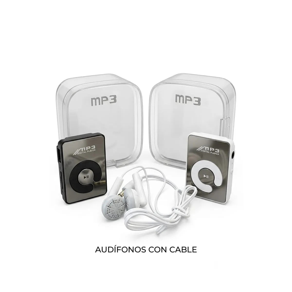 GENERICO - Reproductor Mini Mp3 portátil con audífonos