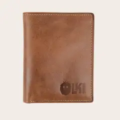 OLKI - Billetera de Cuero SlimWallet Maule - Café