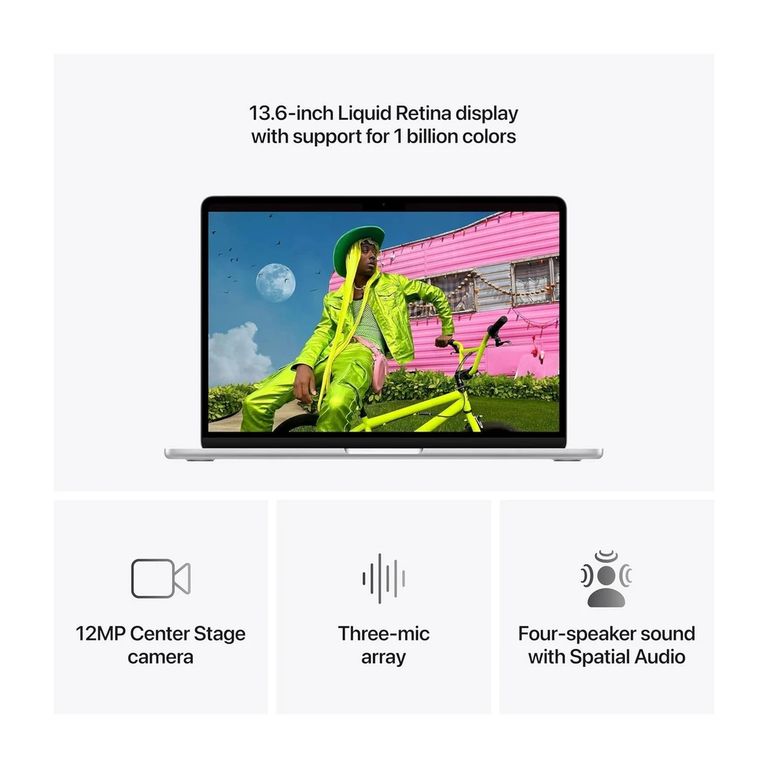 LAPTOP MACBOOK AIR M5 16+512GB 13" AZUL NUEVO