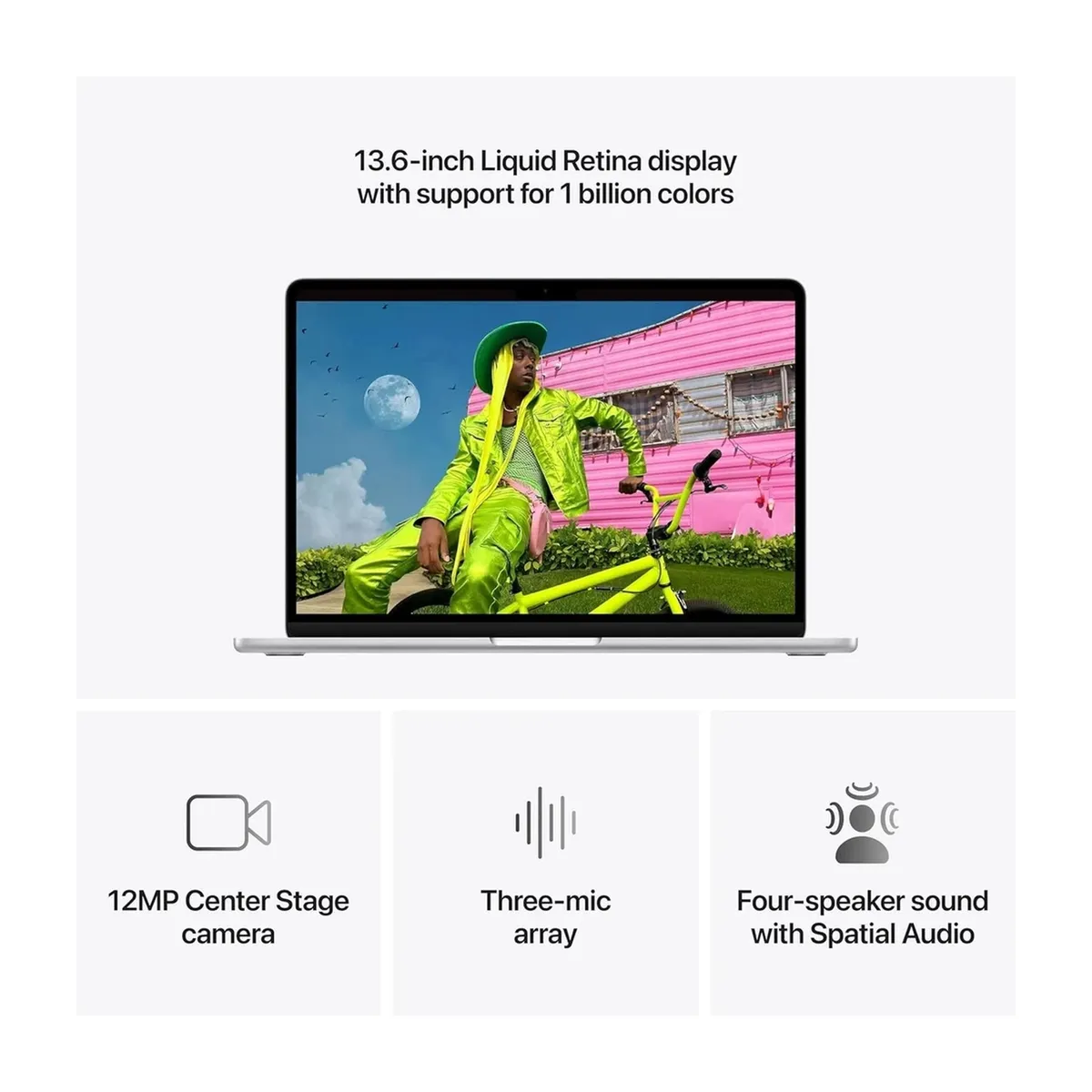 APPLE - LAPTOP APPLE MACBOOK AIR M5 16+512GB 13"  AZUL NUEVO