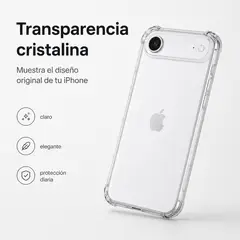 GENERICO - Carcasa Transparente Slim compatible con iPhone 17 Air