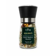 LAYQA - Sal de Mar con Tomate, Ciboulette y Albahaca Sea Kinti 100 g