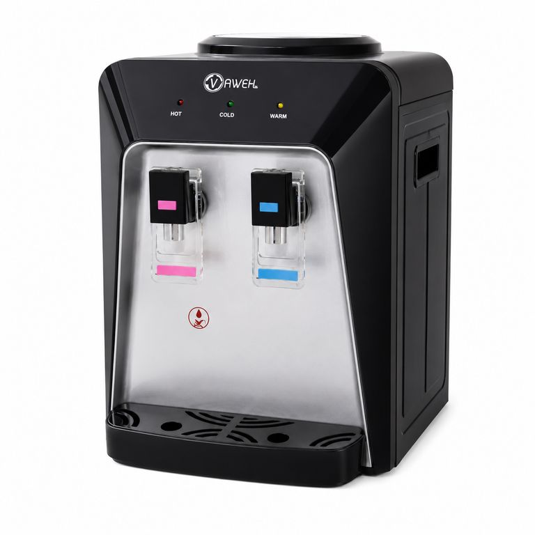 DALI Dispensador de Agua Sobremesa Fría y Caliente negro plata