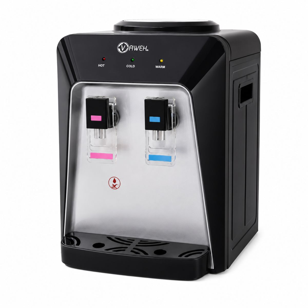 DALI - Dispensador de Agua Sobremesa Fría y Caliente negro plata