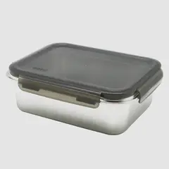 WAYU - Contenedor Hermético Acero Microsafe 2.3 Lt Premium Gris
