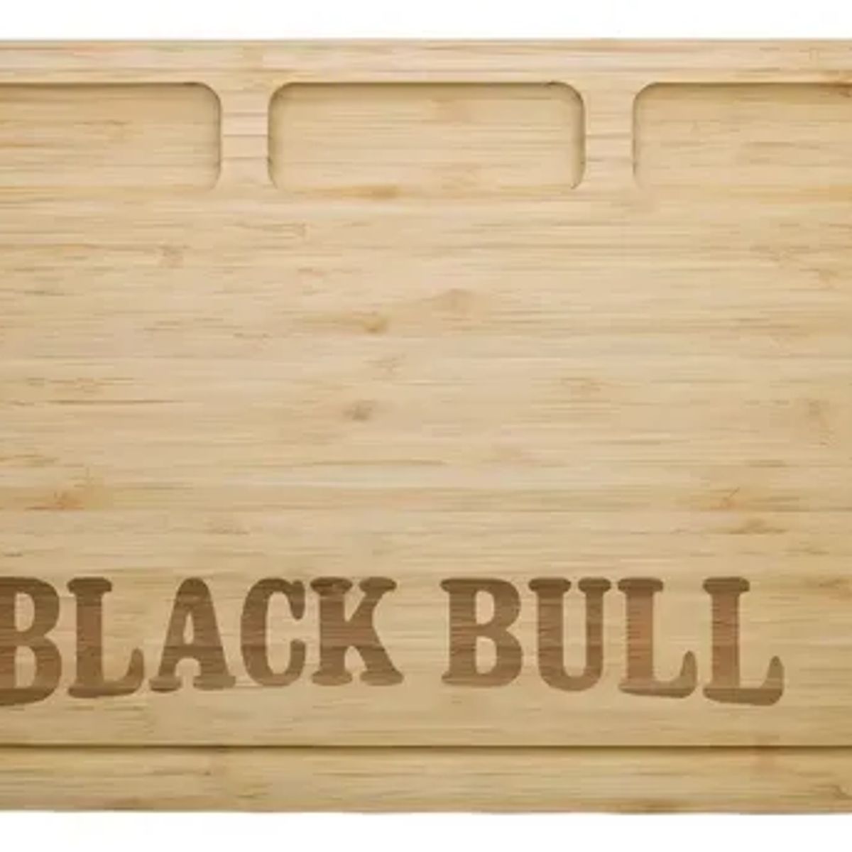 BAMBU - Tabla De Cortar Picar Carne Marca Black Bull Asado Bbq