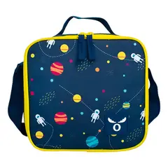 MOOSE - Bolso Lonchera Térmica Kids Diseños Colación Escolar Color Azul Space