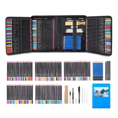 ATURE - Kit De 145pzs Lápices De Dibujo Y Boceto Con Accesorios
