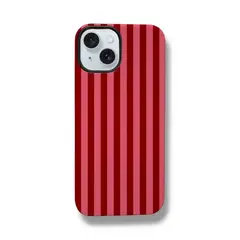 IPALACE PROTECT - Carcasa Two Protect para iPhone 15 - Cherry Stripe