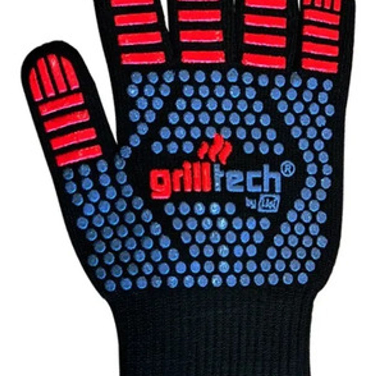 GRILLTECH - Guante Alta Temperatura Grilltech Cocina Asado Parrilla Negro Rayas