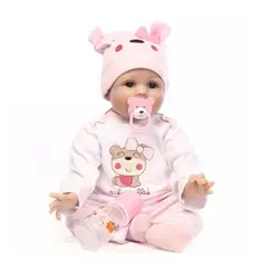 GENERICO - Juguete Muñeca Bebe Reborn Realista 55cm Con Accesorios Infantil
