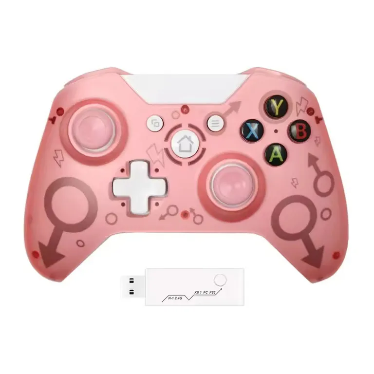 CORRERREY Mando inalámbrico para Xbox One24 GHz para Xbox One S XP3Windows rosa