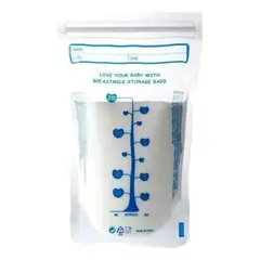 UNIMOM - Bolsas Leche Materna 180 Ml 30 Unidades Libres Bpa Con Cierre