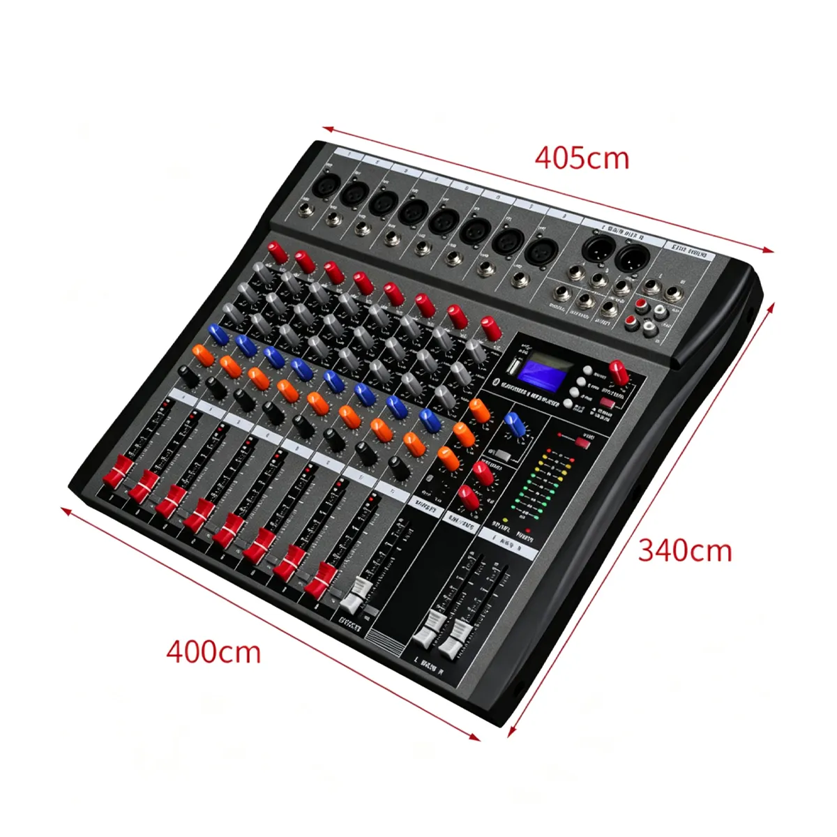 ATURE - Mezcladora Amplificada Consola De Audio 8 Canales Bluetoot