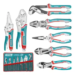 TOTAL TOOLS - Kit Set Juego De Alicates 7 Piezas Total Tos23055
