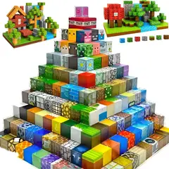 GENERICO - Bloques Magnéticos Construcción Cubos Didácticos 88 Piezas