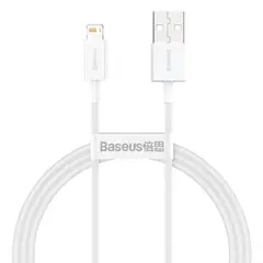 BASEUS - Superior Series Fast Charging Data Cable USB to iP 2.4A 1m White