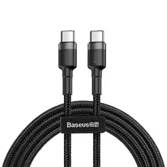 BASEUS - Cafule Type-C PD2.0 60W flash charging data line 20V 3A 1m Gray+Black