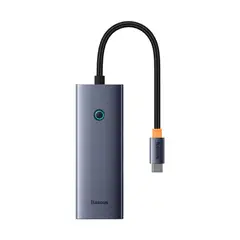 BASEUS - OS-Baseus UltraJoy Series 5-Port HUB Docking Station Space Grey（Type-C to HDMI4K30Hz1+USB 3.04）