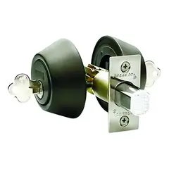 ANDESLOCK - Cerrojo Seguridad Empotrable Ax70-ak Acero Negro Con Llaves
