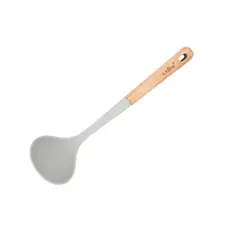 GENERICO - Cucharón De Sopa De Silicona Con Mango de Madera