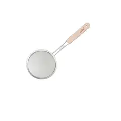 GENERICO - Colador de Malla Fina Reforzada Con Mango De Madera 14cm