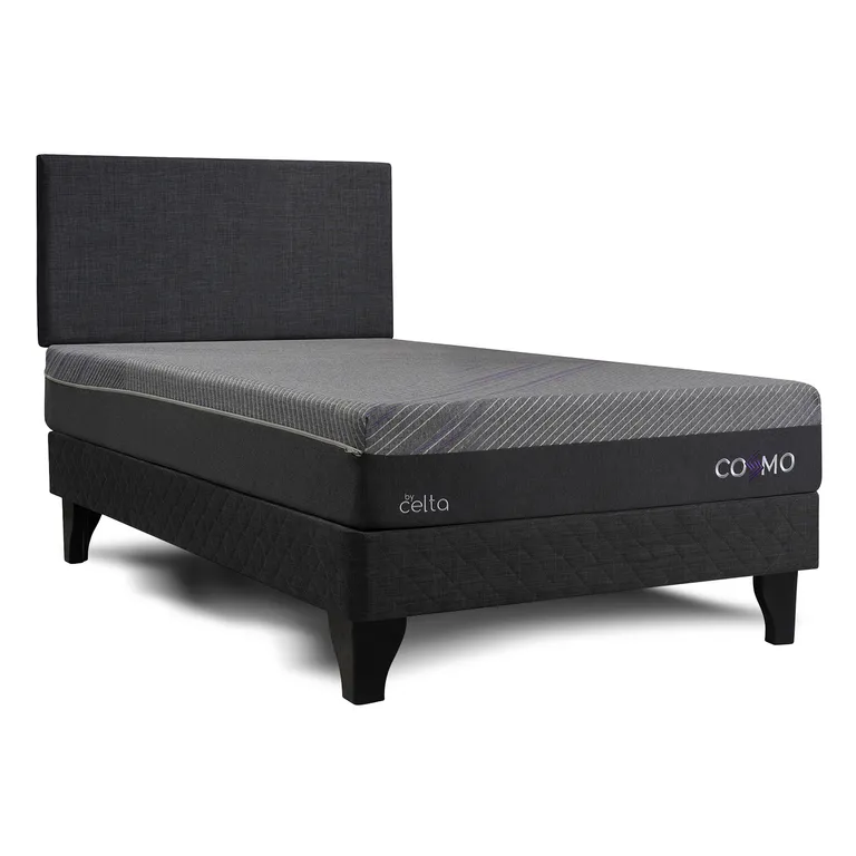 Cama Europea Cosmo 1,5 plazas + Respaldo
