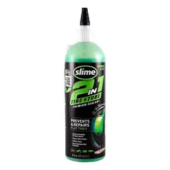SLIME - Sellador De Neumáticos Y Cámaras 2 En 1 - 16 Oz.