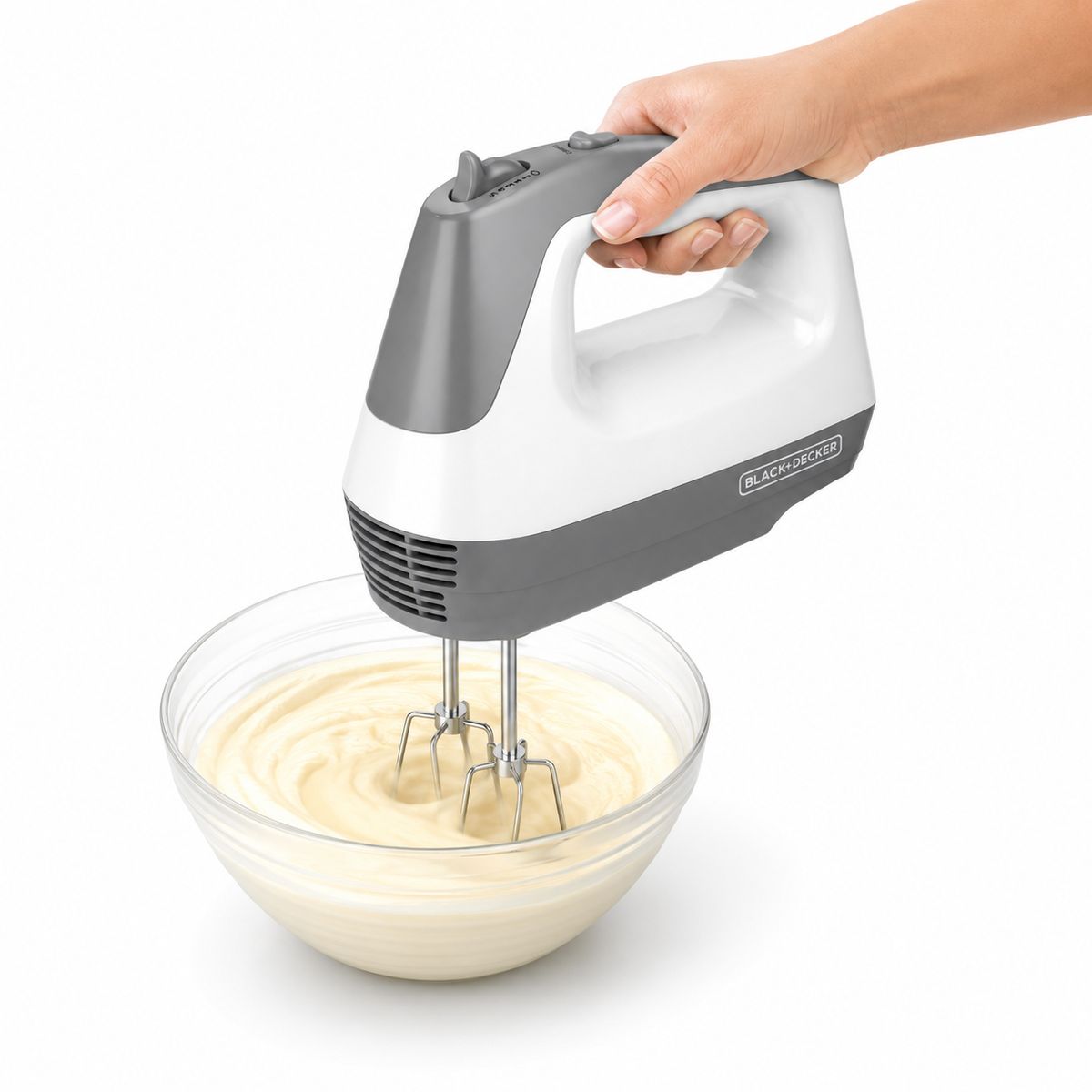 BLACK+DECKER - Batidora de Mano Black + Decker MX1500W-CL Turbo