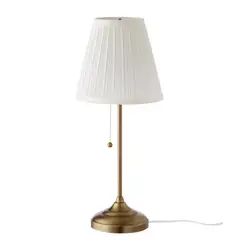 IKEA - ÅRSTID lámpara mesa latón/blanco CL
