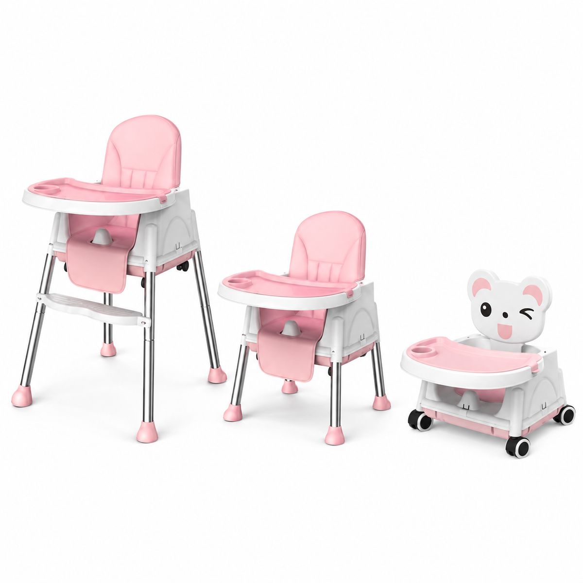 DOPA - Silla De Comer Asiento Plegable Para Niños 4 En 1